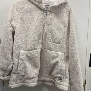 The North Face Off-White Sherpa Hoodie size Medium cute $160